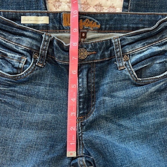 KUT from the KLOTH Asher Ankle Straight Leg Women's Size 0 Distressed Jeans - Picture 12 of 17